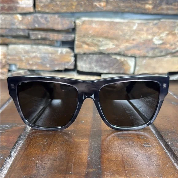 Moschino Black and Yellow Sunglasses
